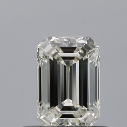 Diament szlif szmaragdowy, 0.5ct, VVS2, H, IGI 757512648