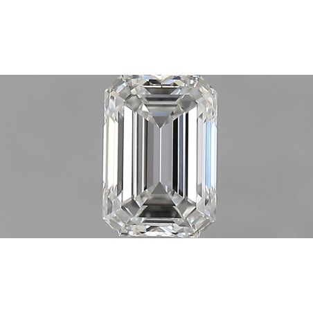 Diament szlif szmaragdowy, 0.7ct, VVS1, F, IGI 757512755