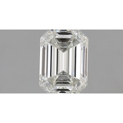 Diament szlif szmaragdowy, 0.9ct, VS1, H, IGI 757512805