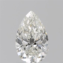 Diament szlif gruszkowy, 1.08ct, SI1, I, GIA 1519821439