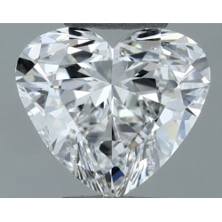 Diament serce, 0.5ct, VVS2, E, GIA 6541297568