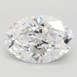 Diament laboratoryjny szlif owalny, 2.73ct, IF, D, IGI LG747508405