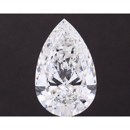 Diament laboratoryjny szlif gruszkowy, 1.55ct, VVS2, E, IGI LG754535337