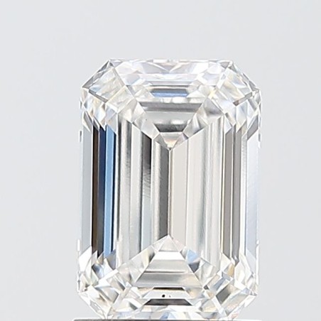 Diament laboratoryjny szlif szmaragdowy, 1.5ct, VVS2, E, IGI LG742530825