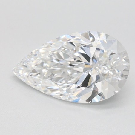 Diament laboratoryjny szlif gruszkowy, 1.02ct, IF, D, IGI LG744514080