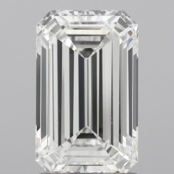 Diament laboratoryjny szlif szmaragdowy, 1.51ct, VVS2, E, IGI LG728582144