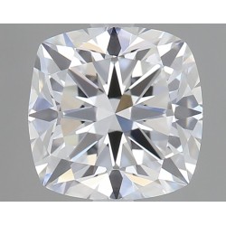 Diament szlif poduszkowy brylantowy, 1ct, VVS1, D, GIA 7508242563