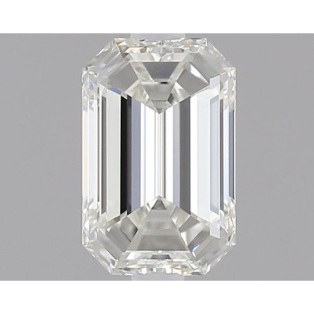 Diament szlif szmaragdowy, 0.5ct, VVS2, H, GIA 5543219580