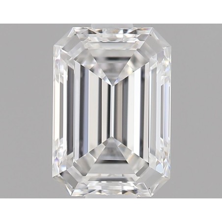 Diament szlif szmaragdowy, 0.5ct, VS2, E, GIA 2547145269