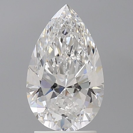 Diament laboratoryjny szlif gruszkowy, 2.5ct, VVS2, E, IGI LG757517850