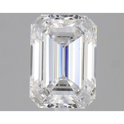 Diament szlif szmaragdowy, 1.5ct, VS2, D, GIA 1529812490