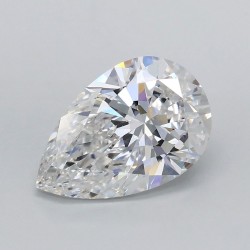 Diament laboratoryjny szlif gruszkowy, 1.58ct, VVS2, D, IGI LG739537774