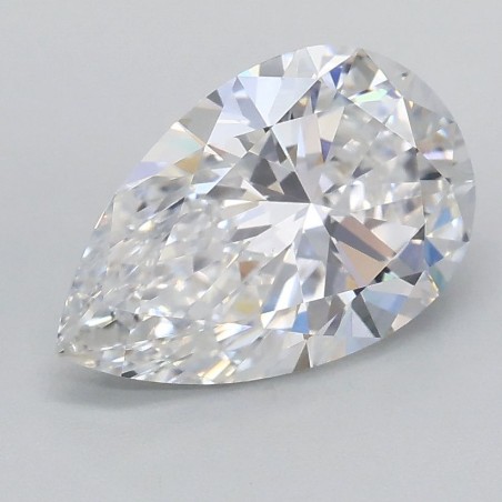 Diament laboratoryjny szlif gruszkowy, 1.57ct, VVS2, E, IGI LG739537762