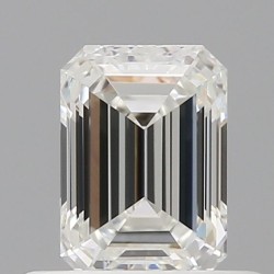 Diament szlif szmaragdowy, 0.5ct, VVS2, H, GIA 2536593014