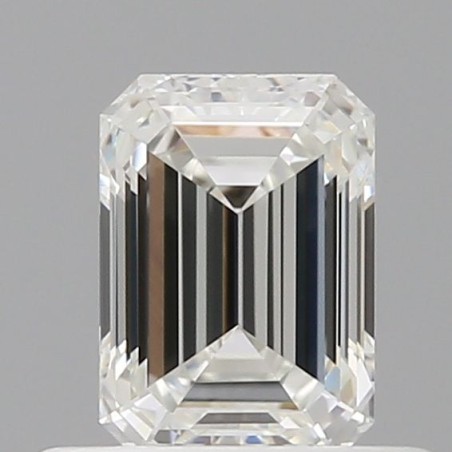 Diament szlif szmaragdowy, 0.5ct, VVS2, H, GIA 2536593014