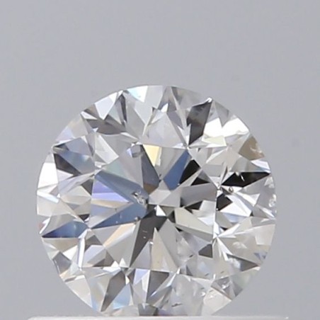 Diament szlif okrągły, 0.5ct, SI2, D, GIA 1513241886