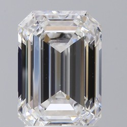 Diament szlif szmaragdowy, 2ct, VS2, E, GIA 2517670833
