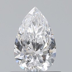 Diament szlif gruszkowy, 0.6ct, VS2, D, GIA 2544113409