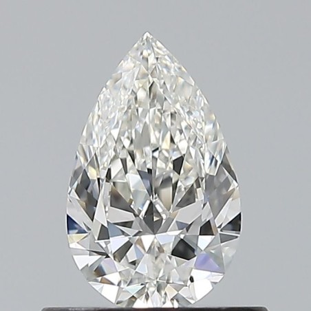Diament szlif gruszkowy, 0.5ct, VVS1, H, GIA 7546057107