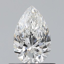 Diament szlif gruszkowy, 0.6ct, VS1, F, GIA 7548200813