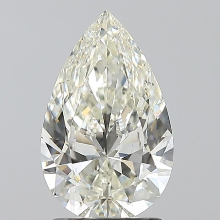 Diament szlif gruszkowy, 1.7ct, SI1, I, HRD 250000294308
