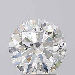 Diament szlif okrągły, 1.7ct, SI2, F, HRD 250000314696