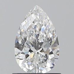 Diament szlif gruszkowy, 0.9ct, SI1, E, GIA 7548249484
