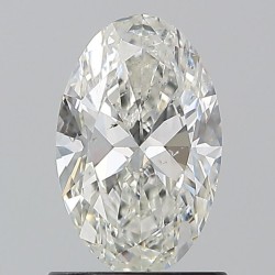 Diament szlif owalny, 1ct, SI2, H, GIA 2547304578