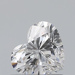 Diament serce, 0.7ct, VS1, D, GIA 7542296133