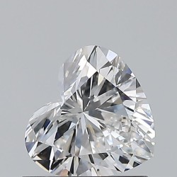 Diament serce, 0.7ct, VS2, E, GIA 6545326466