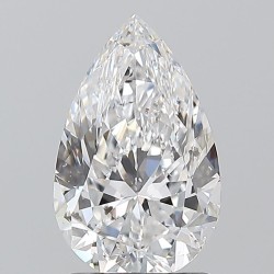 Diament szlif gruszkowy, 1.5ct, SI2, D, GIA 7548088628