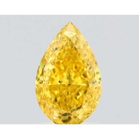 Diament o barwie fantazyjnej szlif gruszkowy, 1.01ct, VVS2, Fancy Vivid Yellow, GIA 1537788427