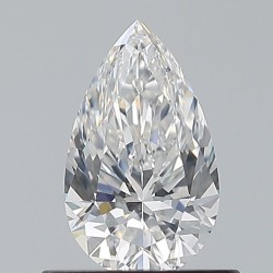 Diament szlif gruszkowy, 0.6ct, VS2, E, GIA 6541106000
