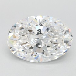 Diament laboratoryjny szlif owalny, 2.6ct, IF, D, IGI LG747508402
