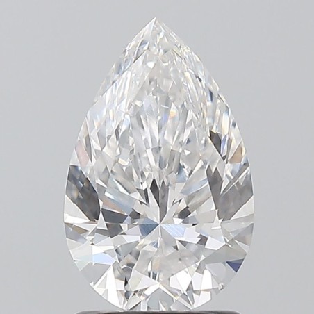 Diament szlif gruszkowy, 1.5ct, SI1, E, GIA 7532675311