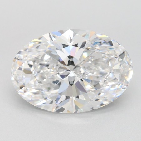 Diament laboratoryjny szlif owalny, 2.61ct, VVS1, D, IGI LG744514069