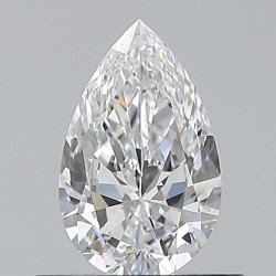 Diament szlif gruszkowy, 0.5ct, VVS2, E, GIA 1545050915