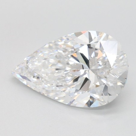 Diament laboratoryjny szlif gruszkowy, 2.01ct, IF, D, IGI LG744514090
