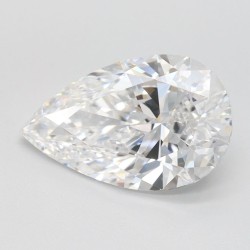 Diament laboratoryjny szlif gruszkowy, 2.1ct, IF, D, IGI LG744514096
