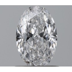 Diament szlif owalny, 0.7ct, SI2, D, GIA 1548196691