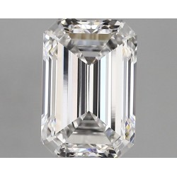 Diament laboratoryjny szlif szmaragdowy, 3ct, VVS2, D, IGI LG759526376