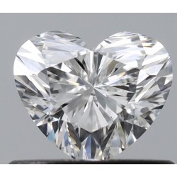 Diament serce, 0.5ct, VS1, F, GIA 7541247928