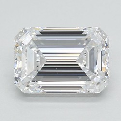 Diament laboratoryjny szlif szmaragdowy, 1.53ct, VVS2, E, IGI LG706566051