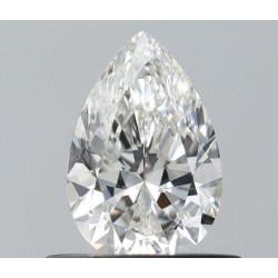 Diament szlif gruszkowy, 0.5ct, VS2, H, GIA 6545295035