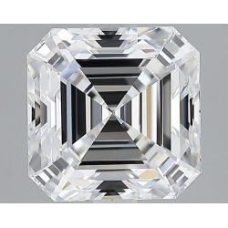 Diament laboratoryjny asscher, 2.06ct, VVS2, D, IGI LG744506542