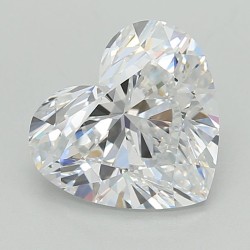 Diament laboratoryjny serce, 3ct, VVS1, D, IGI LG739574634