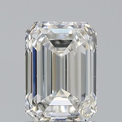 Diament szlif szmaragdowy, 0.9ct, VS2, H, GIA 6522403021