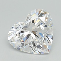 Diament laboratoryjny serce, 2ct, VVS1, D, IGI LG749573378