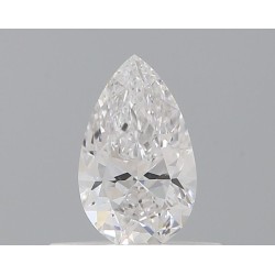 Diament szlif gruszkowy, 0.4ct, VVS1, D, GIA 6542191224