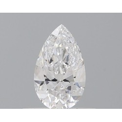 Diament szlif gruszkowy, 0.42ct, VVS1, D, GIA 5543171316